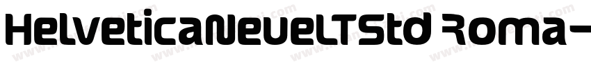 HelveticaNeueLTStd Roma字体转换